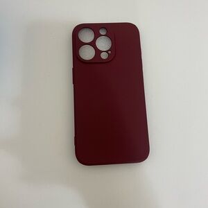 Burgundy Phone Case 15 pro
